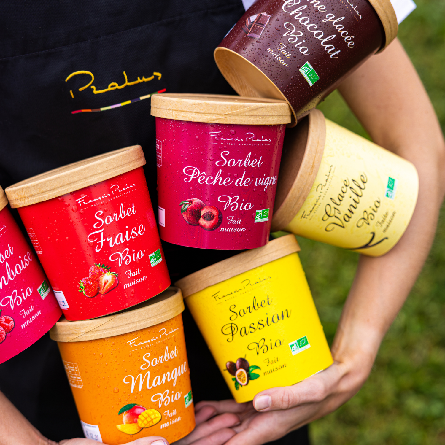 Les glaces et sorbets Pralus passent au format 750 ml