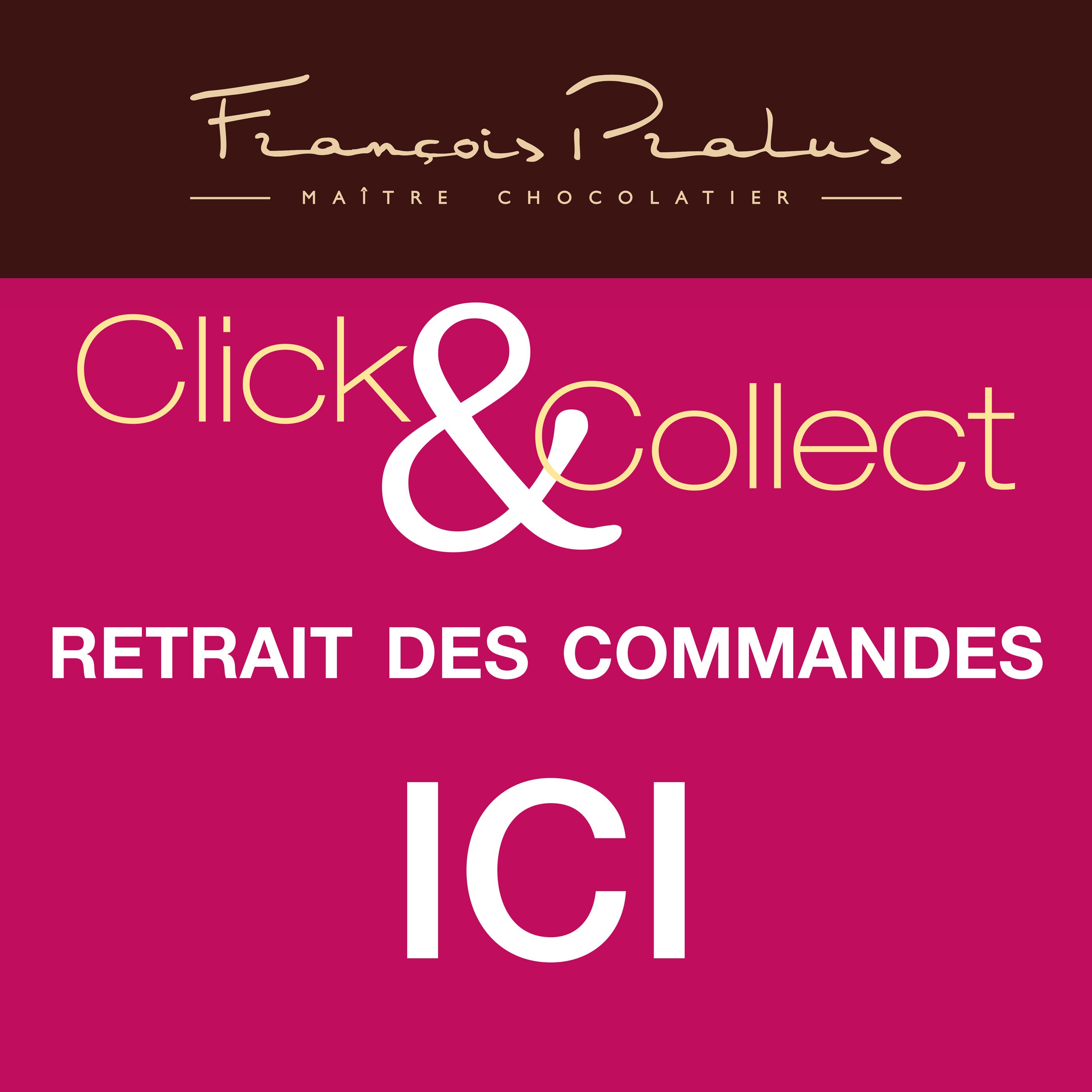 Click&collect dans toutes les boutiques