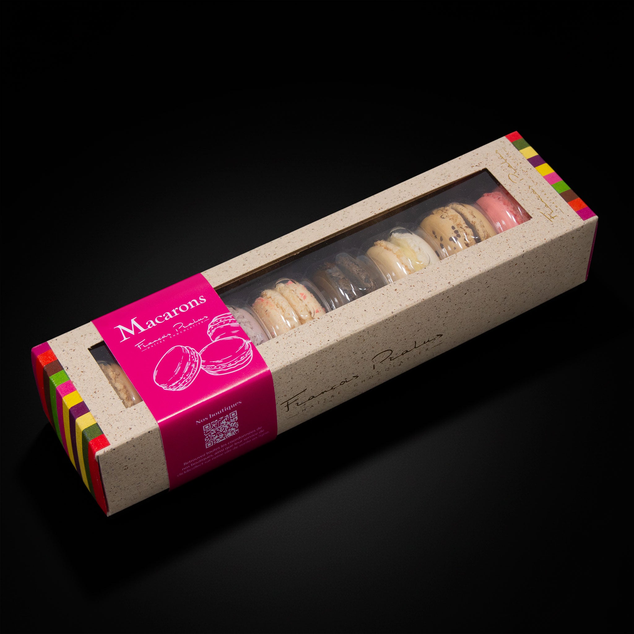 Coffret 8 macarons