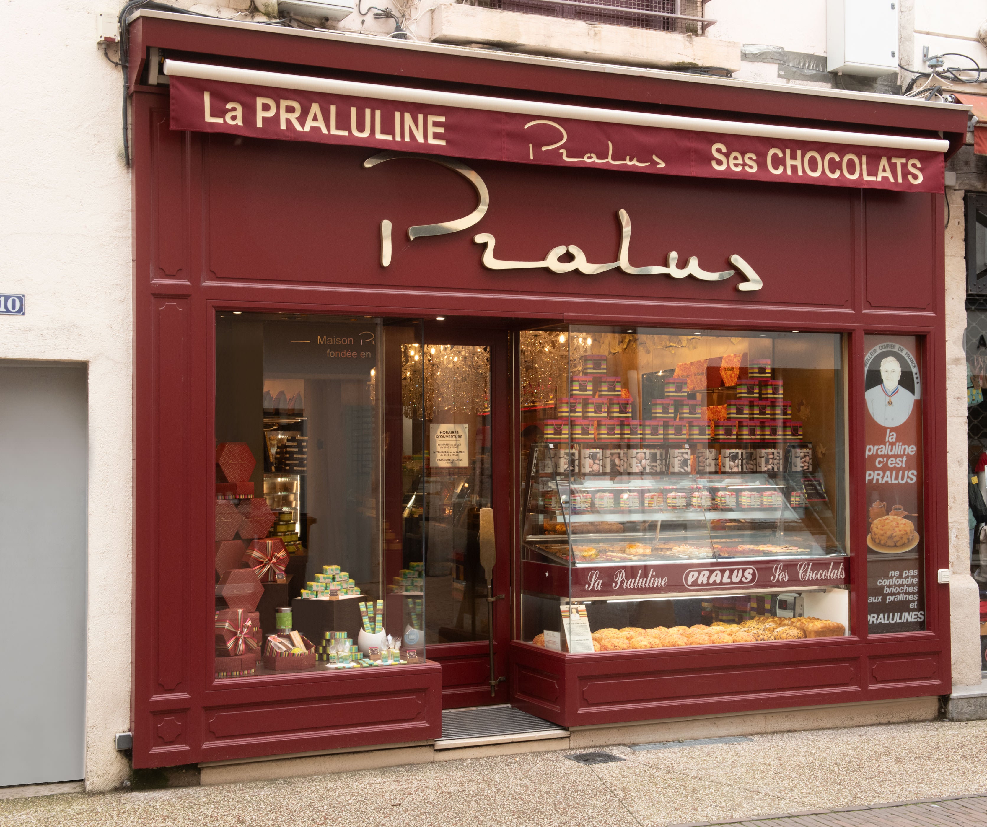 Pastry chocolate factory Pralus Roanne, rue Charles de Gaulle