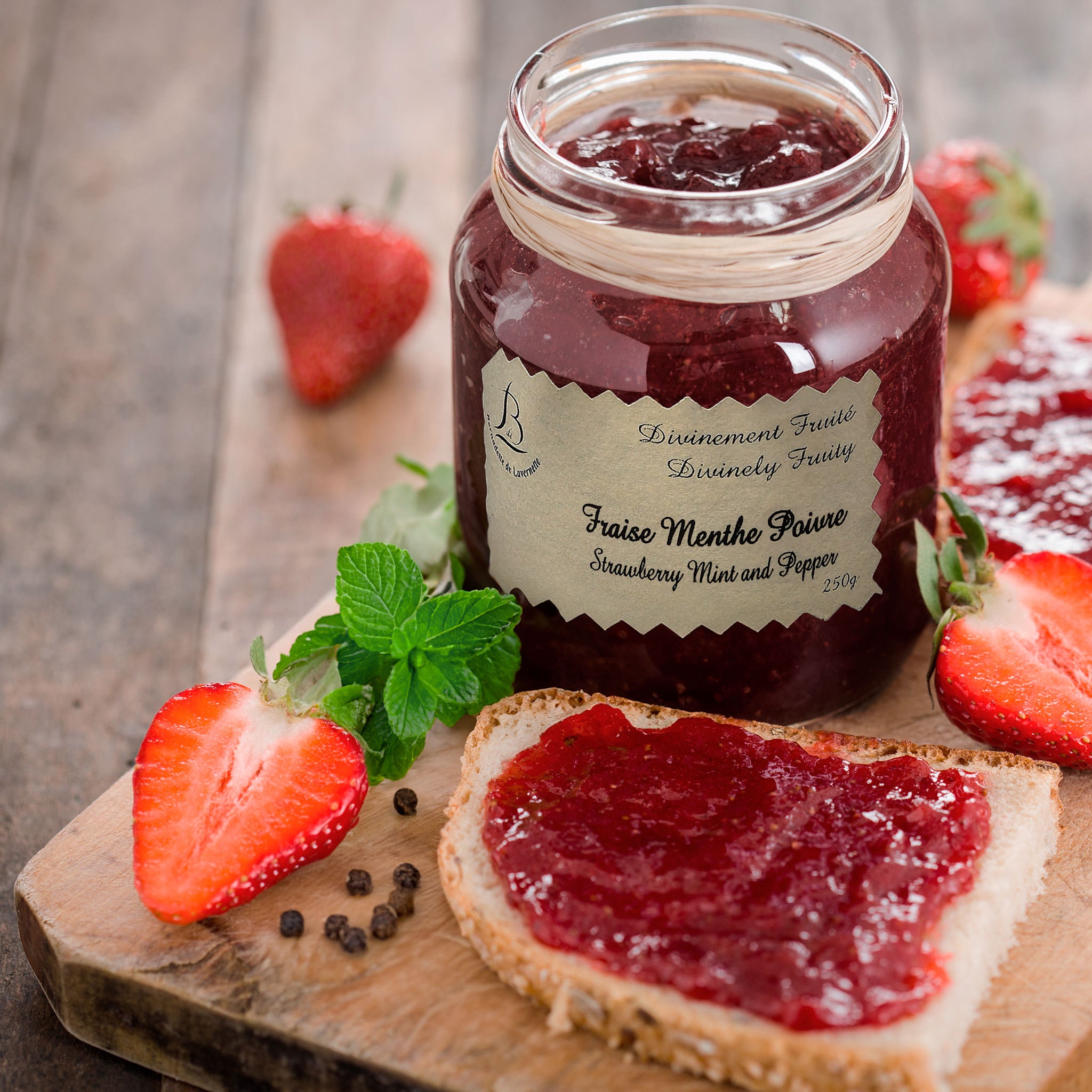 Strawberry Mint Pepper Jam