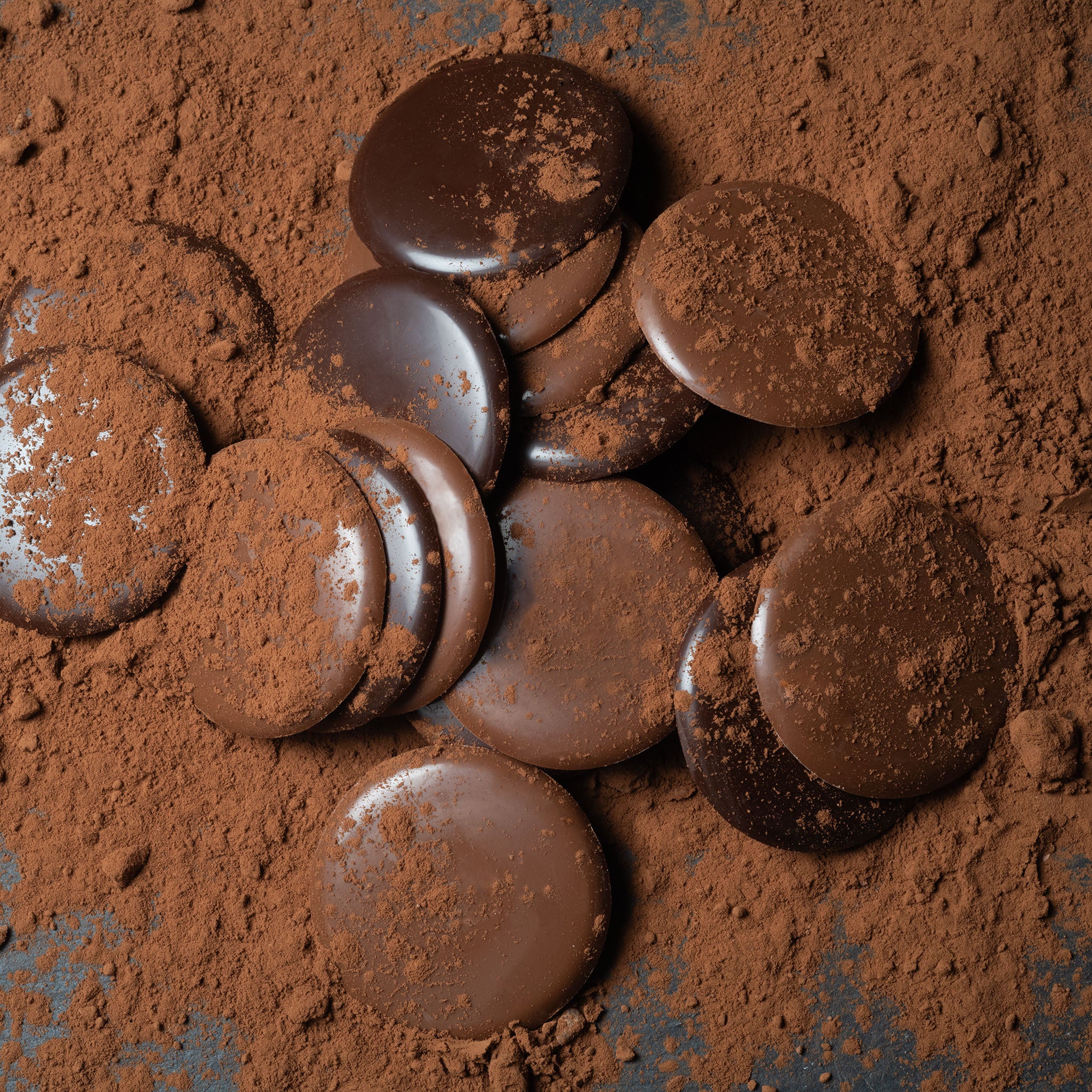 Organic Milk and Dark Pebbles