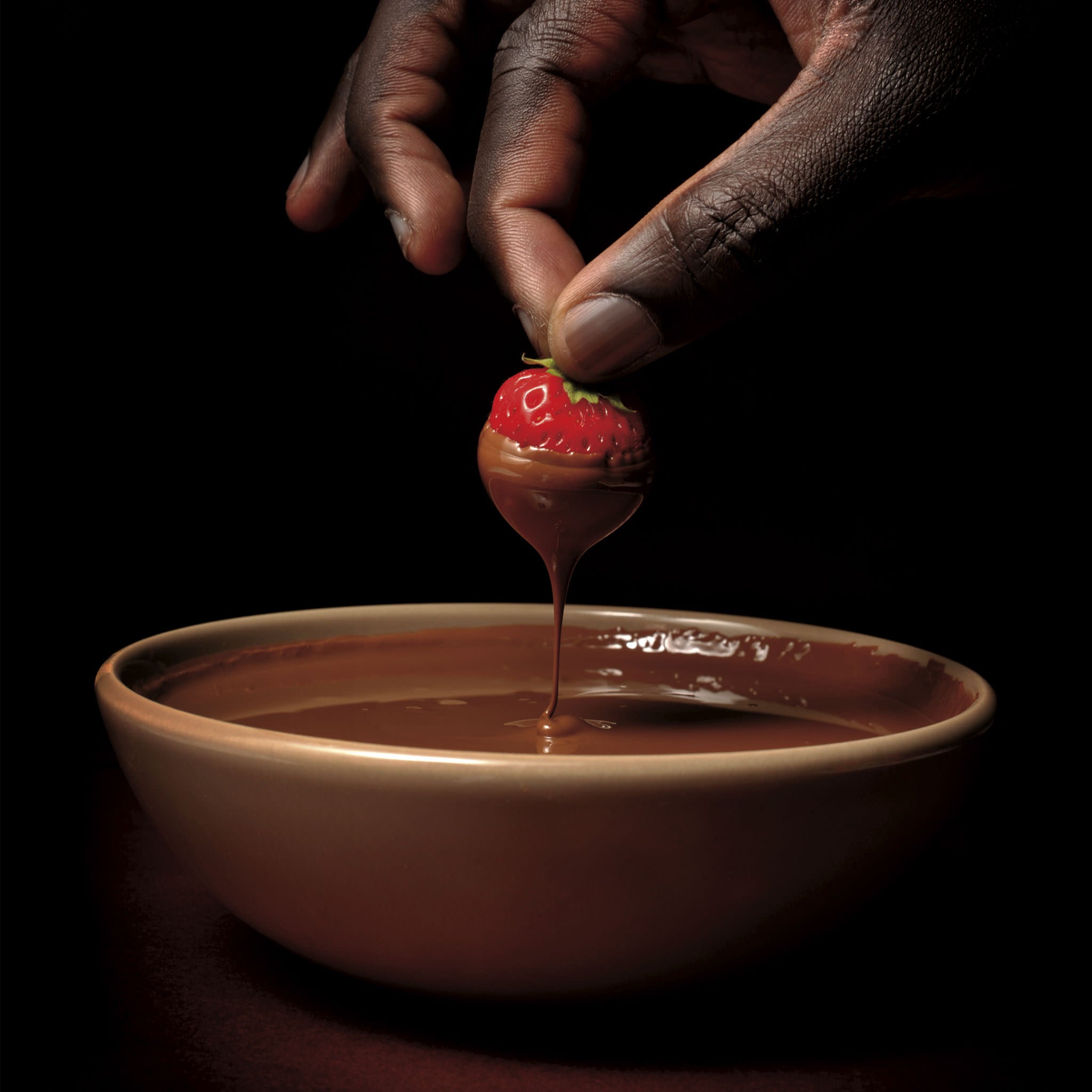 Praline Chocolate Fondue