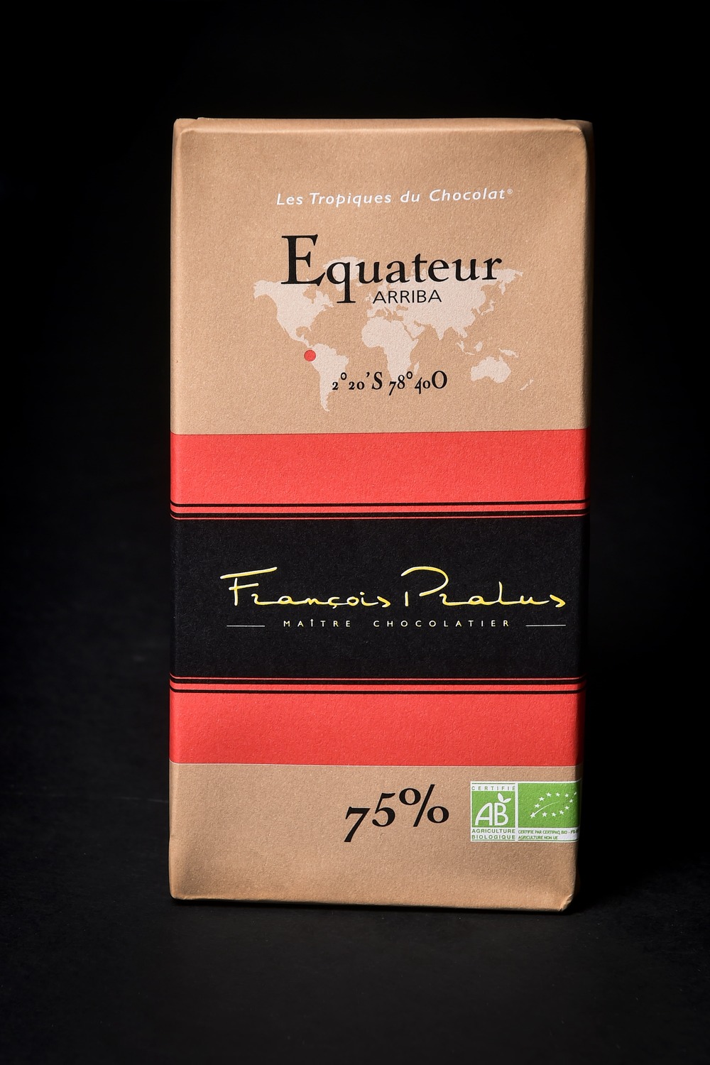 Organic Ecuador Bar 75% (100g)
