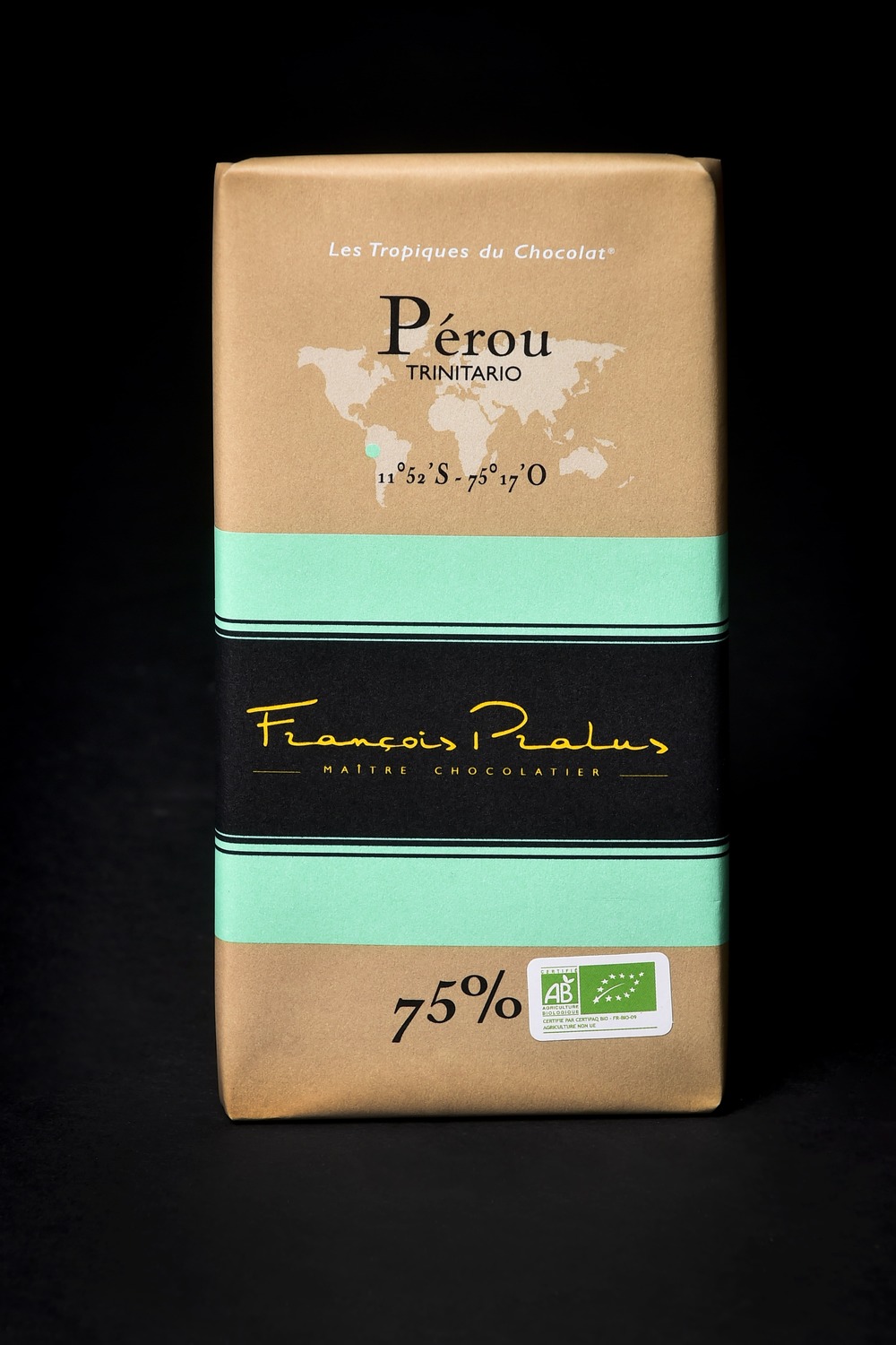 Organic Peru Bar 75% (100g)